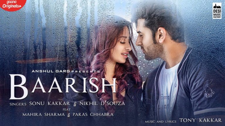 BAARISH LYRICS - SONU KAKKAR | NIKHIL D'SOUZA